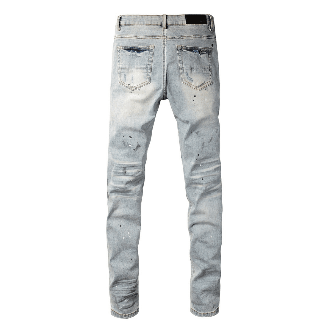 Amr Paint Ripped Jeans - Novell "Fashion"
