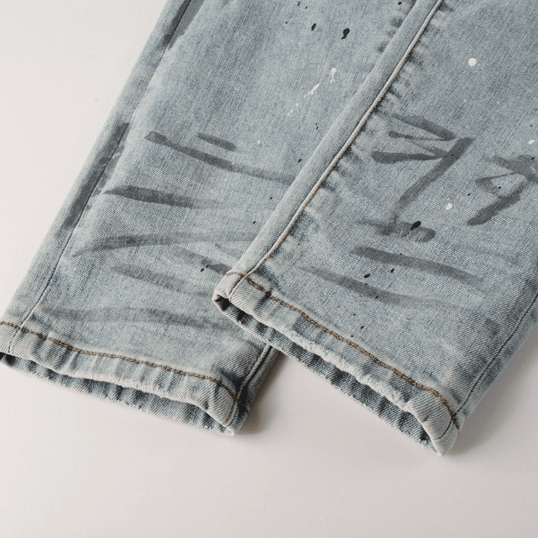 Amr Paint Ripped Jeans - Novell "Fashion"