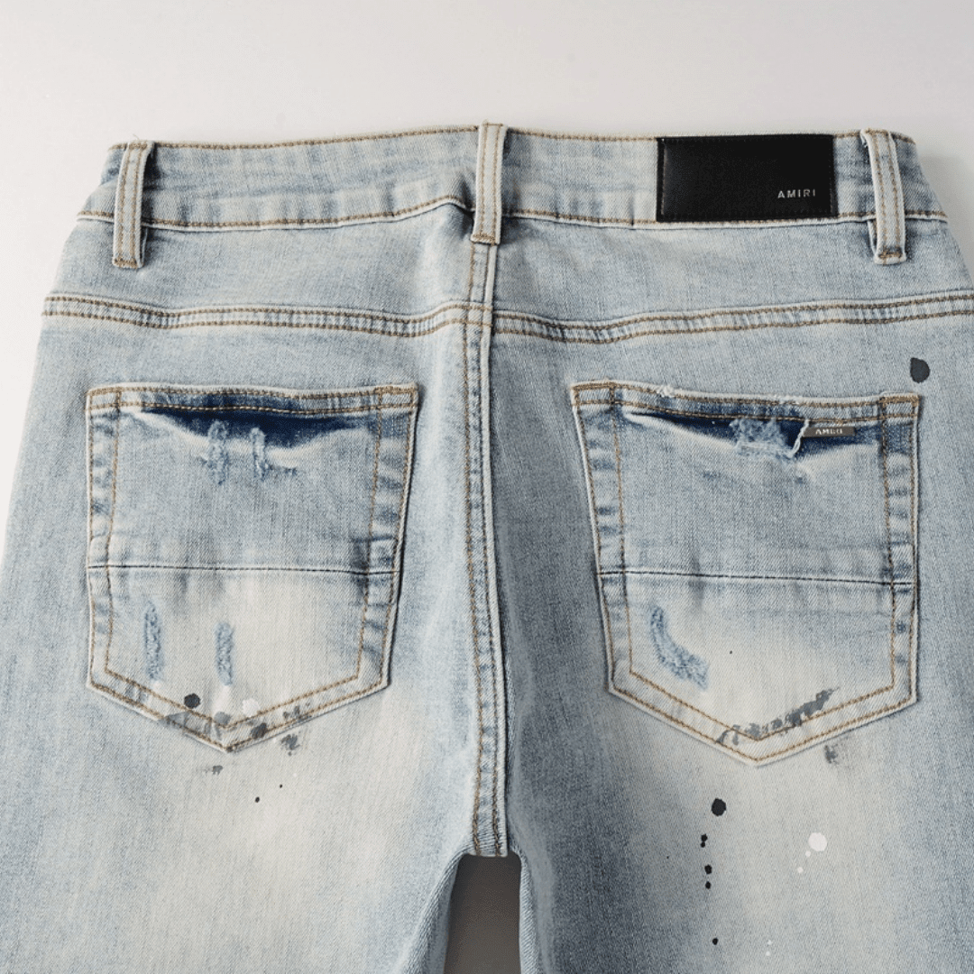Amr Paint Ripped Jeans - Novell "Fashion"