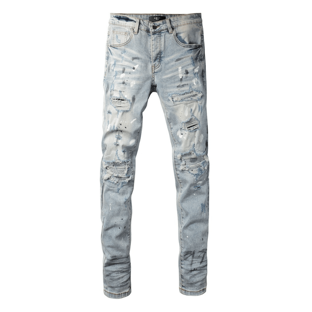 Amr Paint Ripped Jeans - Novell "Fashion"