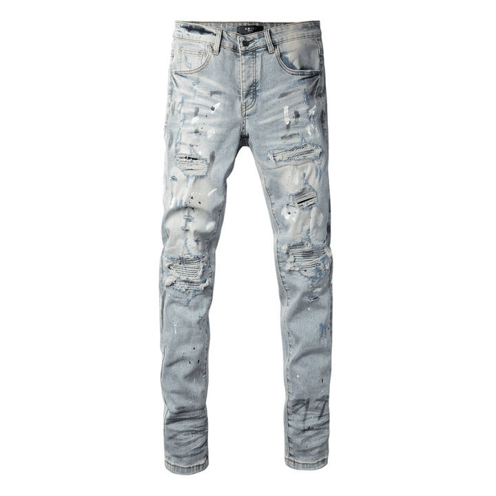 Amr Paint Ripped Jeans - Novell "Fashion"
