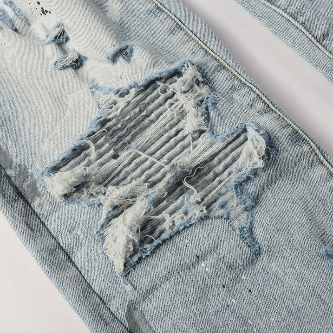 Amr Paint Ripped Jeans - Novell "Fashion"