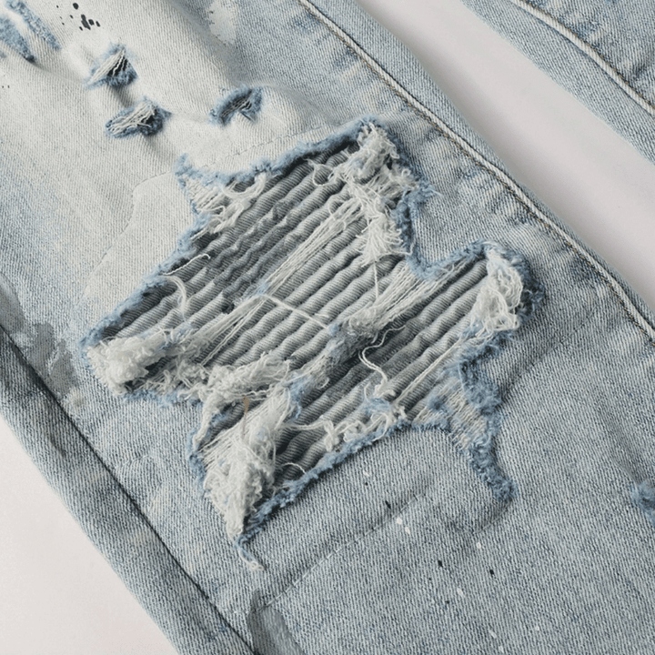Amr Paint Ripped Jeans - Novell "Fashion"
