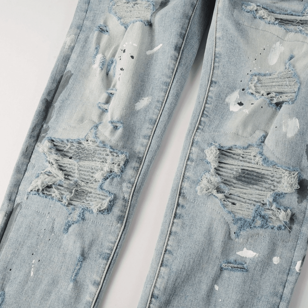Amr Paint Ripped Jeans - Novell "Fashion"
