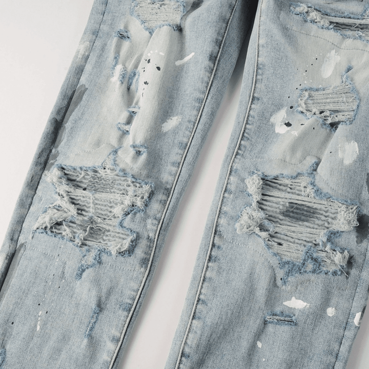 Amr Paint Ripped Jeans - Novell "Fashion"