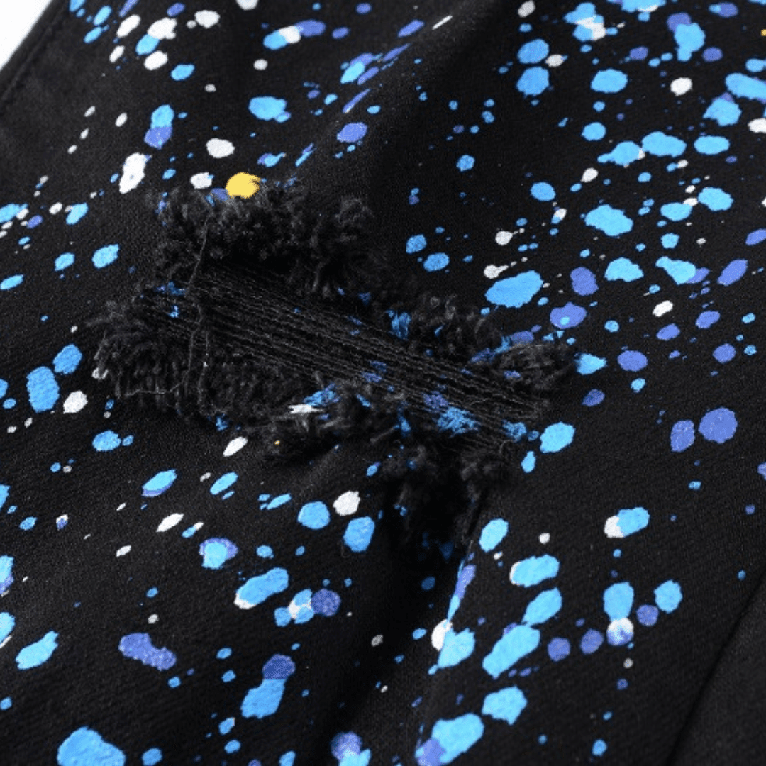 Amr Paint Splatter Jeans - Novell "Fashion"
