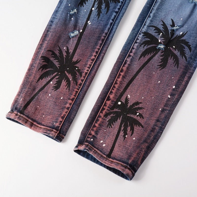 Amr Palm Blue Jeans - Novell "Fashion"