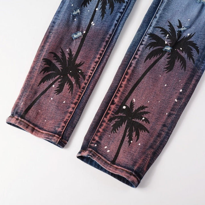 Amr Palm Blue Jeans - Novell "Fashion"