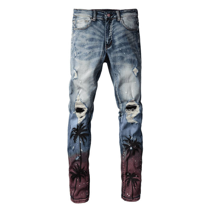 Amr Palm Blue Jeans - Novell "Fashion"