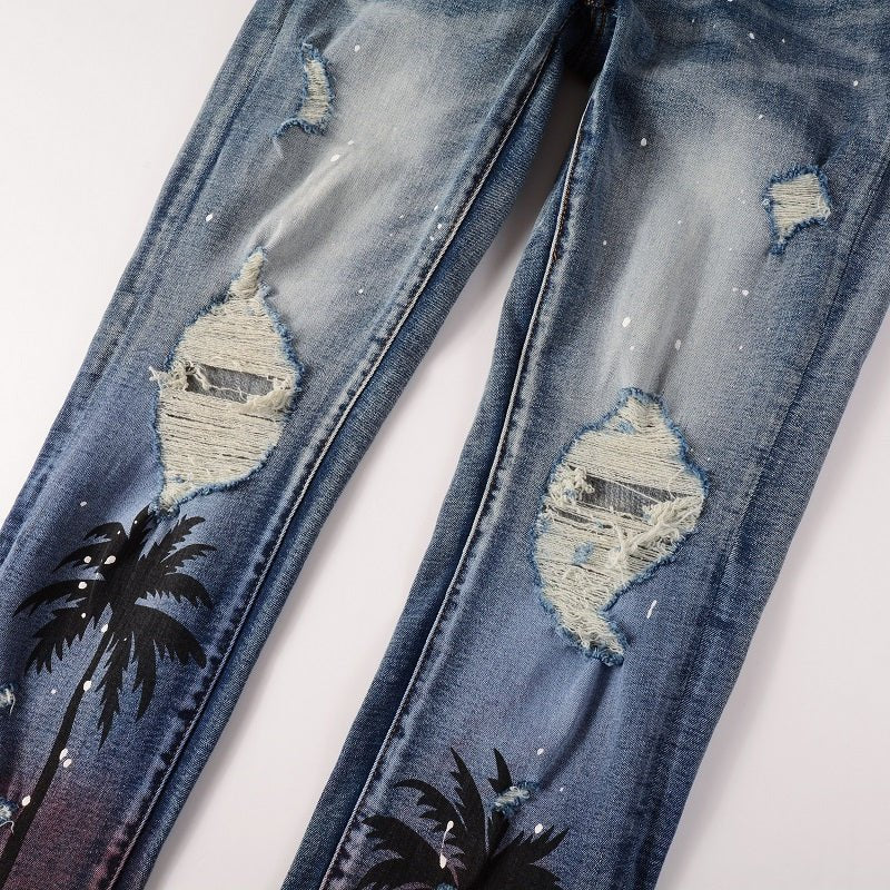 Amr Palm Blue Jeans - Novell "Fashion"