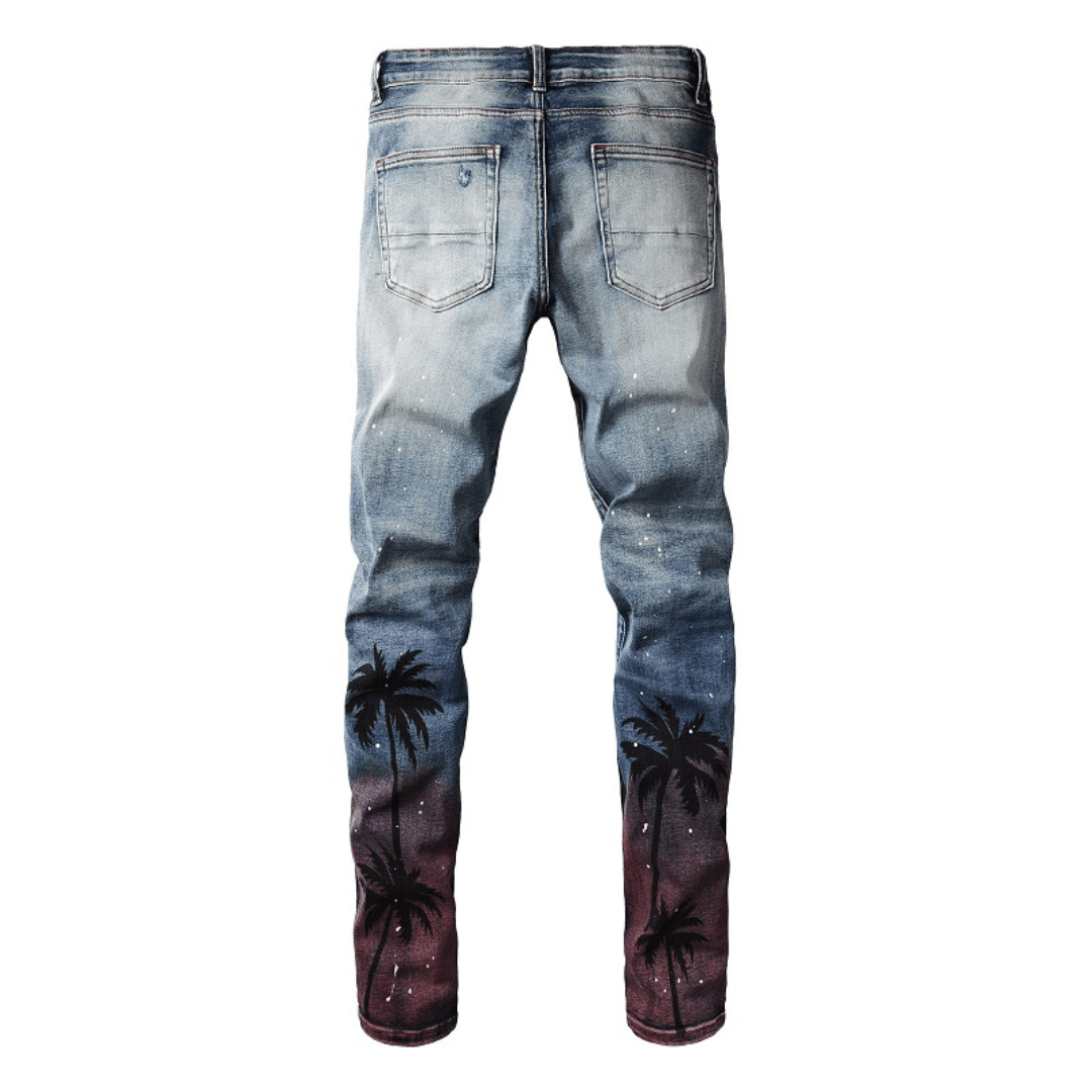 Amr Palm Blue Jeans - Novell "Fashion"