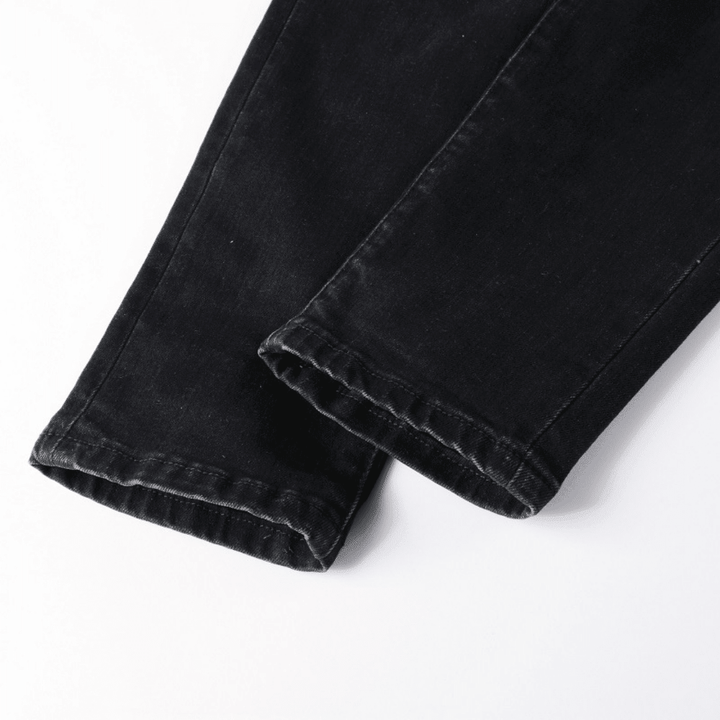 Amr White Patch Jeans - Novell "Fashion"