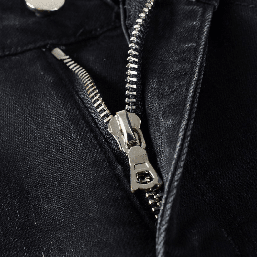 Amr White Patch Jeans - Novell "Fashion"