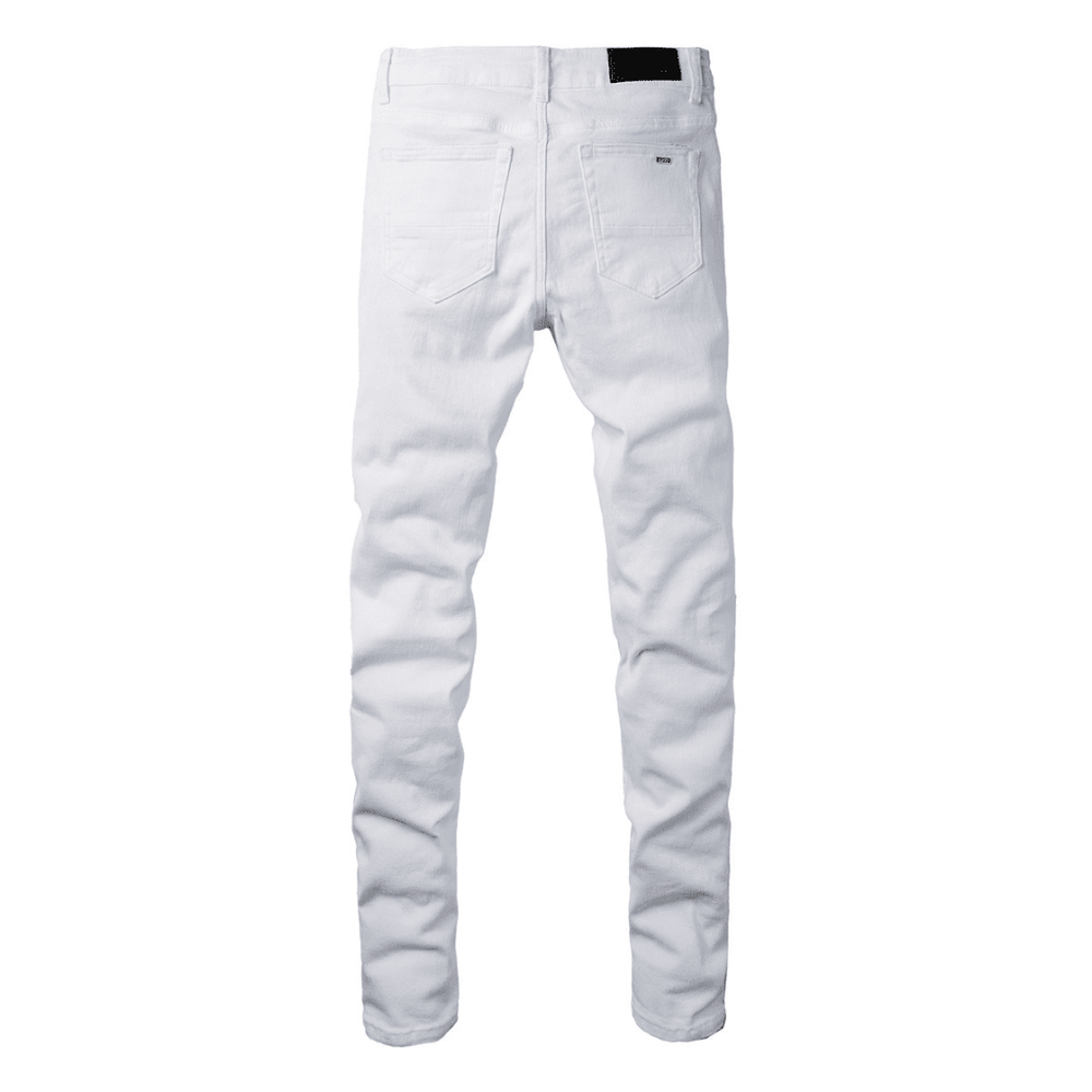 Amr White Ripped Jeans - Novell "Fashion"