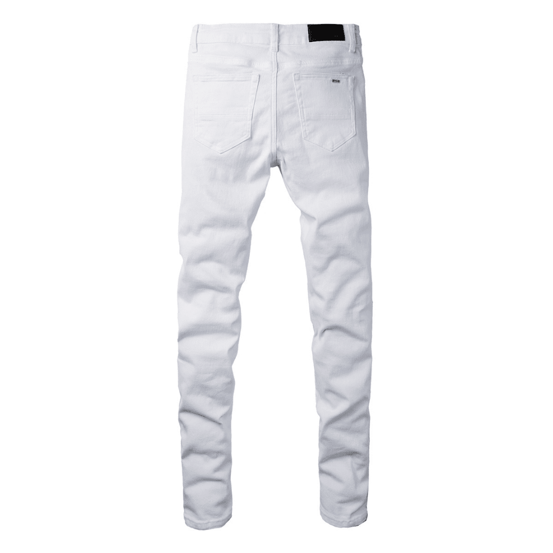 Amr White Ripped Jeans - Novell "Fashion"
