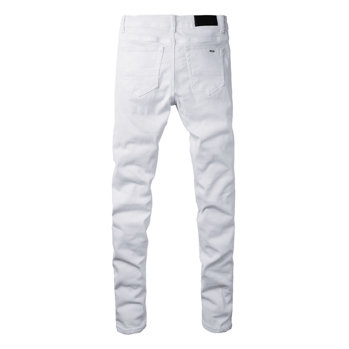Amr White Ripped Jeans - Novell "Fashion"