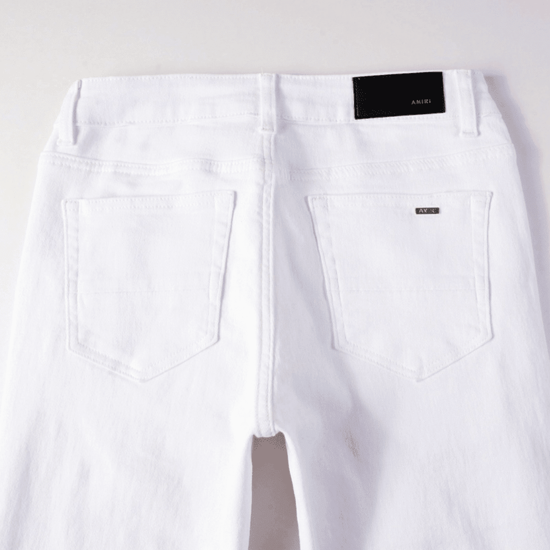 Amr White Ripped Jeans - Novell "Fashion"