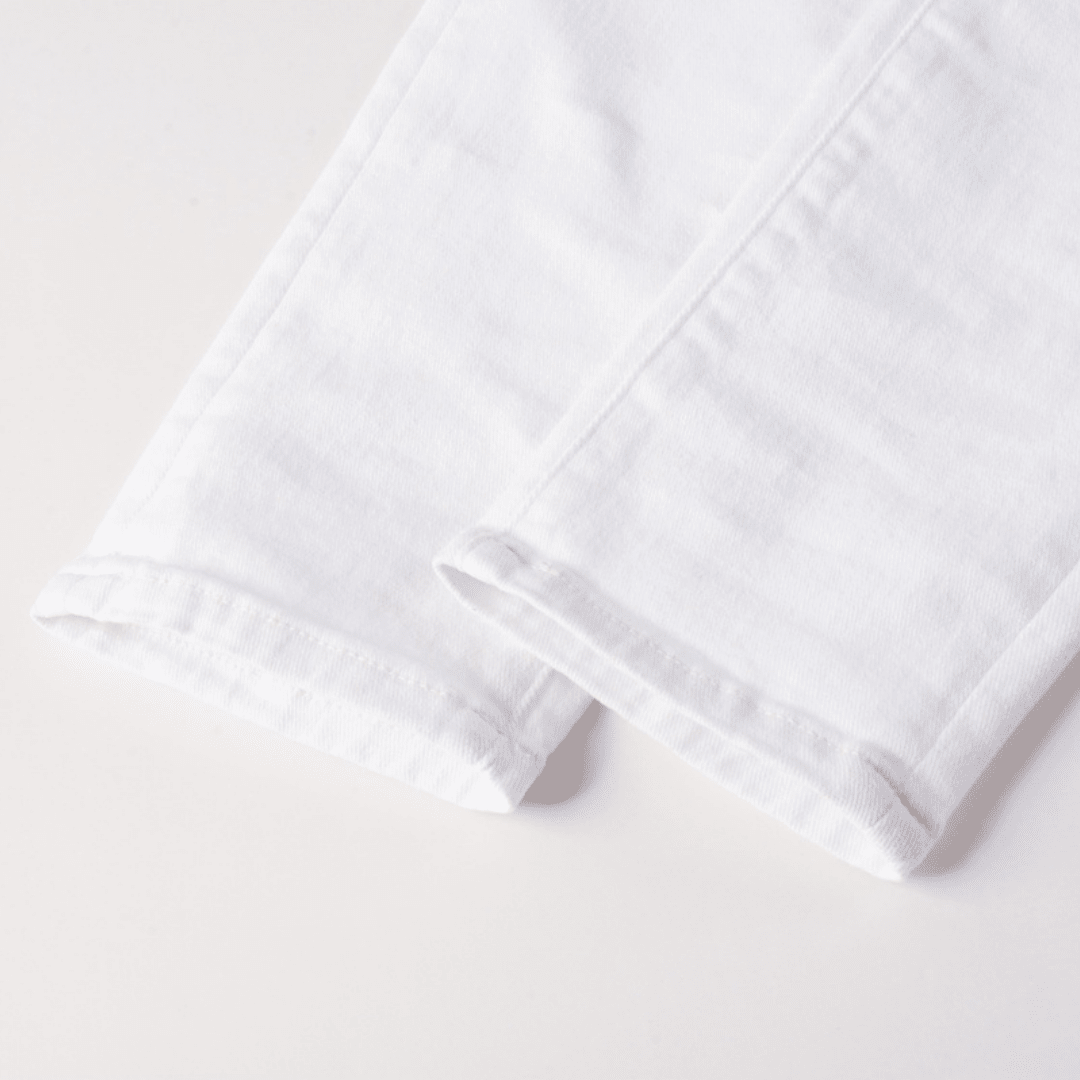 Amr White Ripped Jeans - Novell "Fashion"