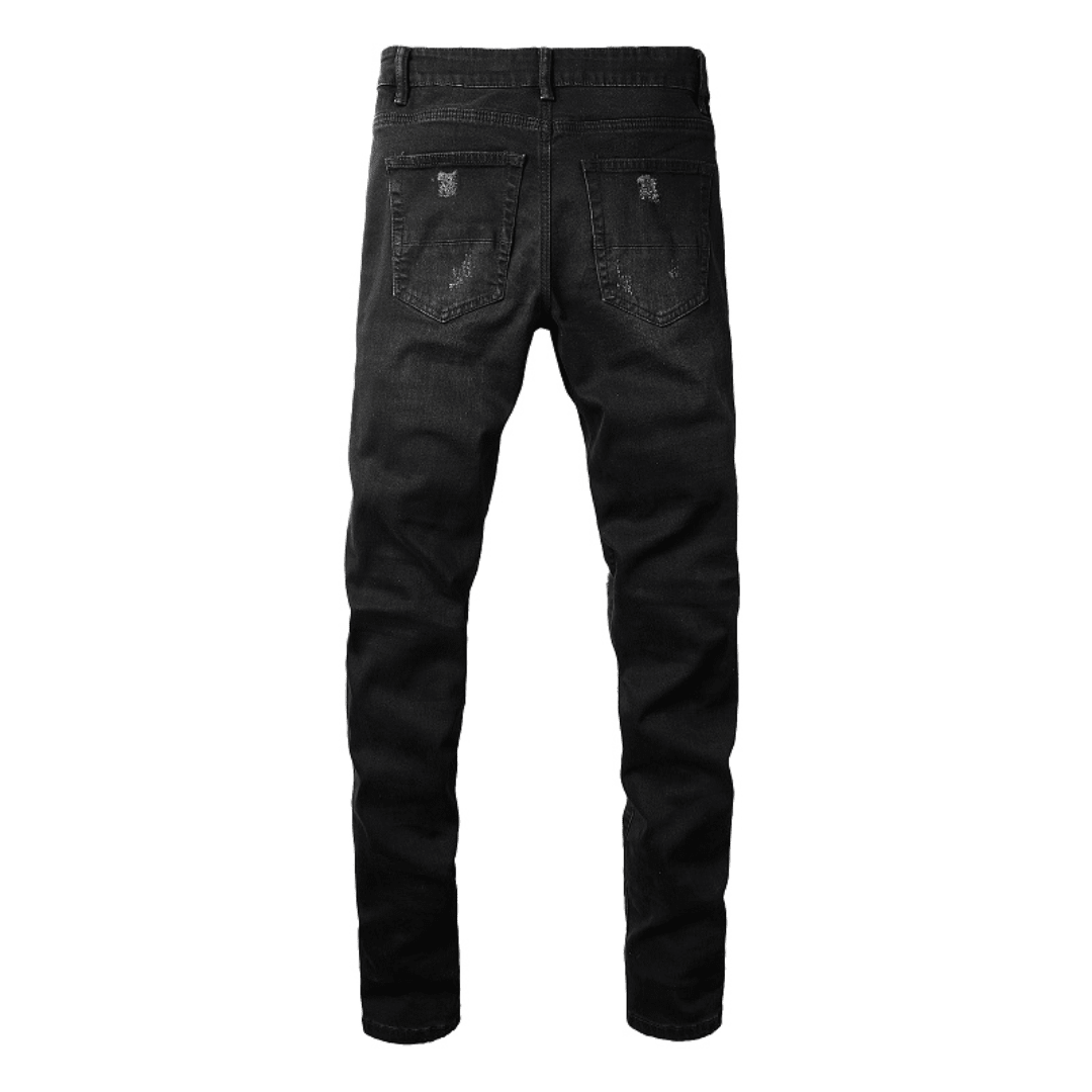 Amr Zebra Bandana Black Jeans - Novell "Fashion"