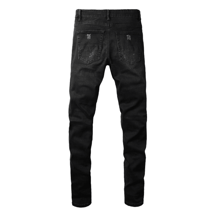 Amr Zebra Bandana Black Jeans - Novell "Fashion"