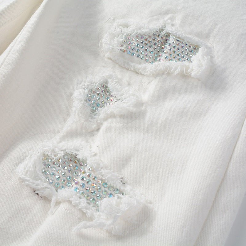 Amr White Jeans - Nov - ell - fas - ion