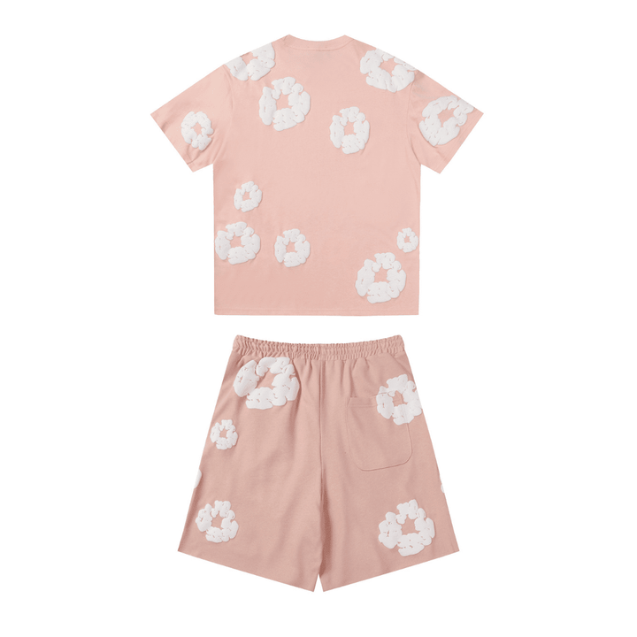 Denim Trs Pink Short set - Novell "Fashion"
