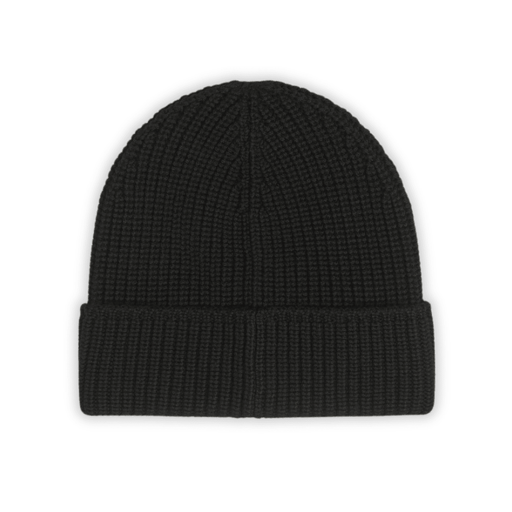 Goose Black Ribbed Beanie - Novell "Fashion"
