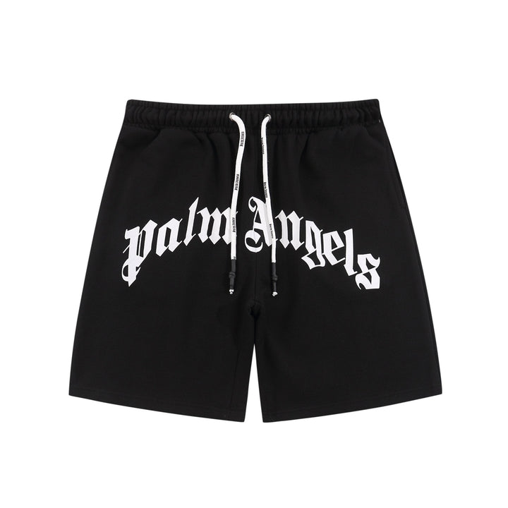 Palm Black Logo Shorts - Novell "Fashion"