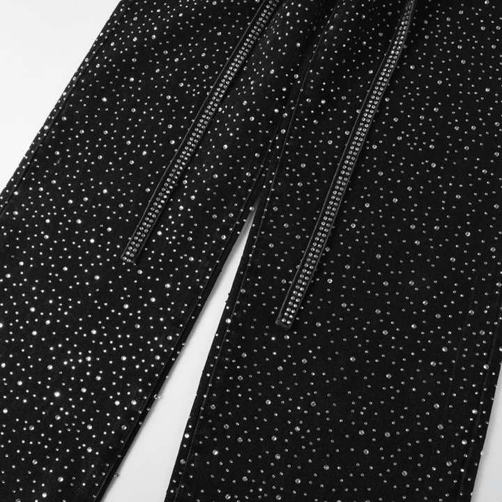 Purple Black Diamonds Jeans - Novell "Fashion"
