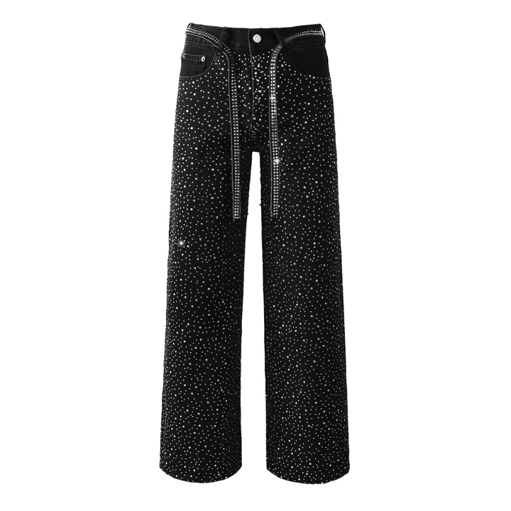 Purple Black Diamonds Jeans - Novell "Fashion"