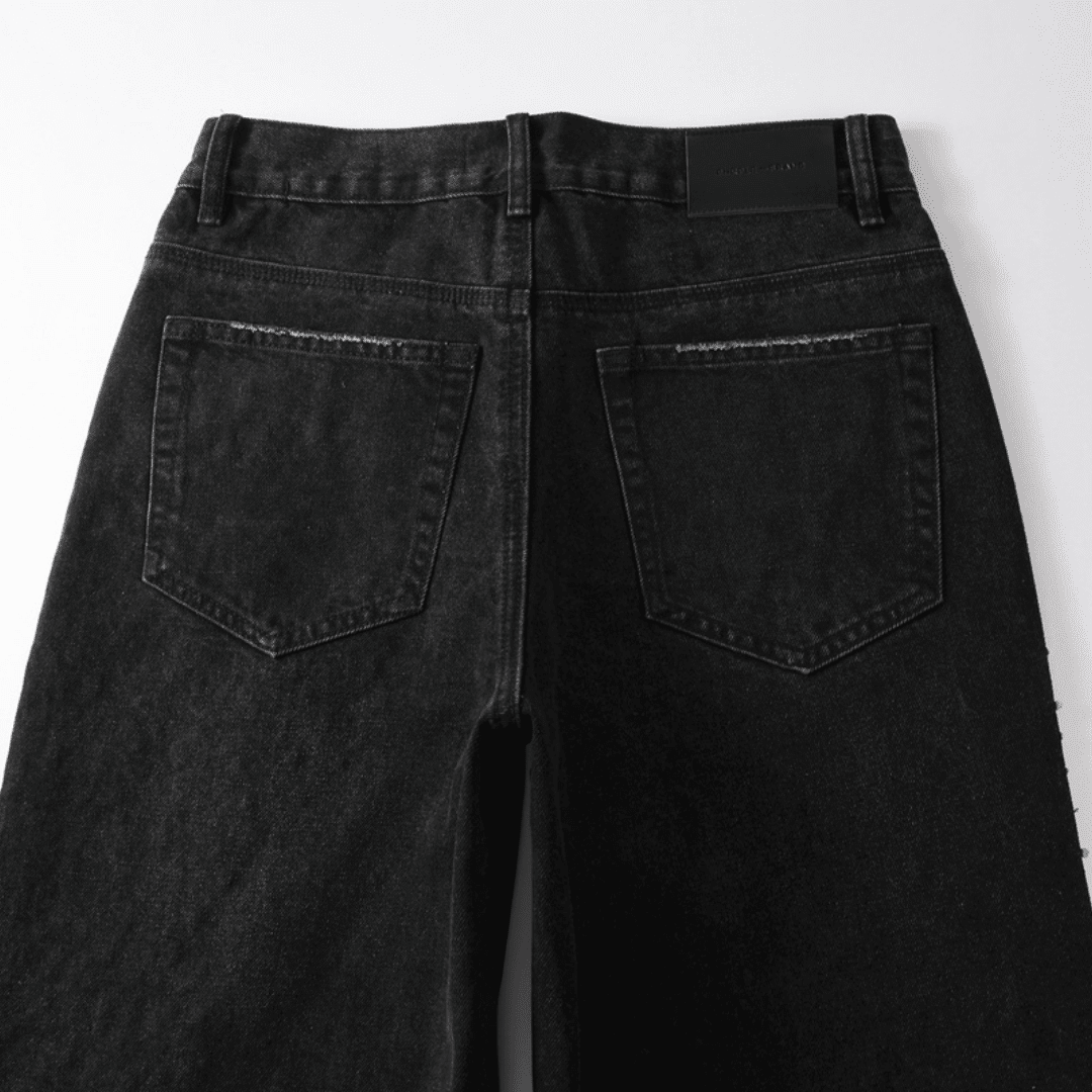Purple Black Diamonds Jeans - Novell "Fashion"