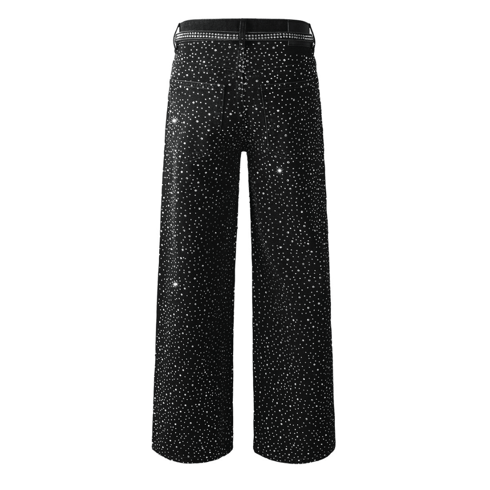 Purple Black Diamonds Jeans - Novell "Fashion"