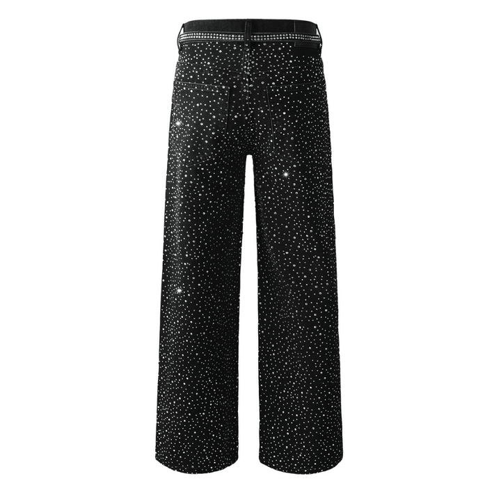 Purple Black Diamonds Jeans - Novell "Fashion"