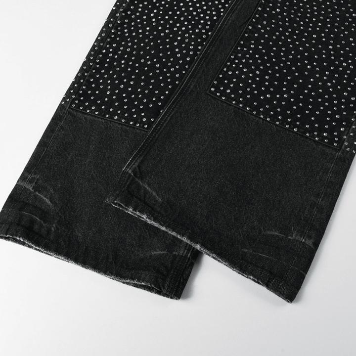 Purple Black Diamonds Jeans - Novell "Fashion"