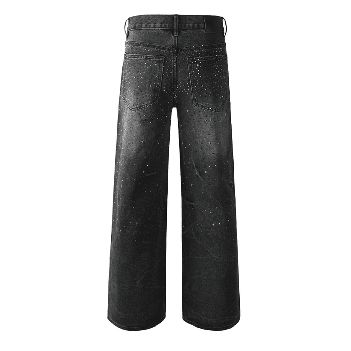 Purple Black Diamonds Jeans - Novell "Fashion"