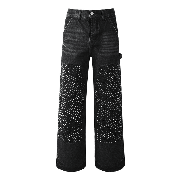 Purple Black Diamonds Jeans - Novell "Fashion"