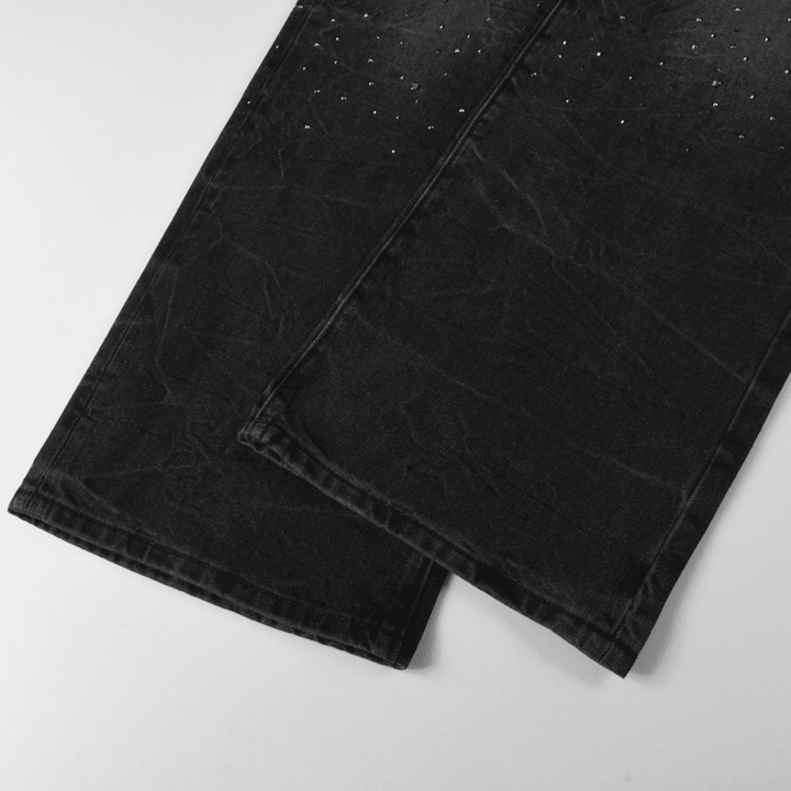 Purple Black Diamonds Jeans - Novell "Fashion"