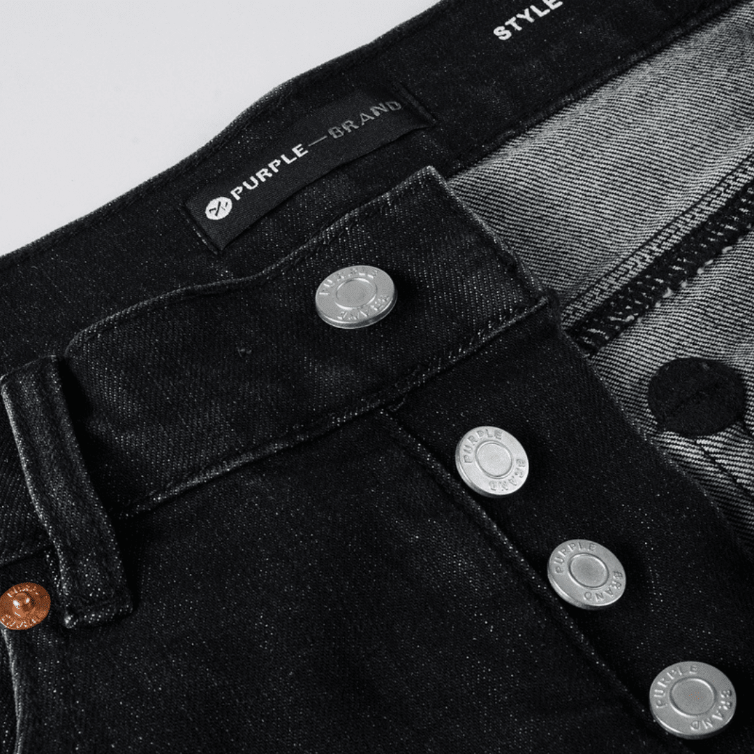 Purple Black Jeans - Novell "Fashion"