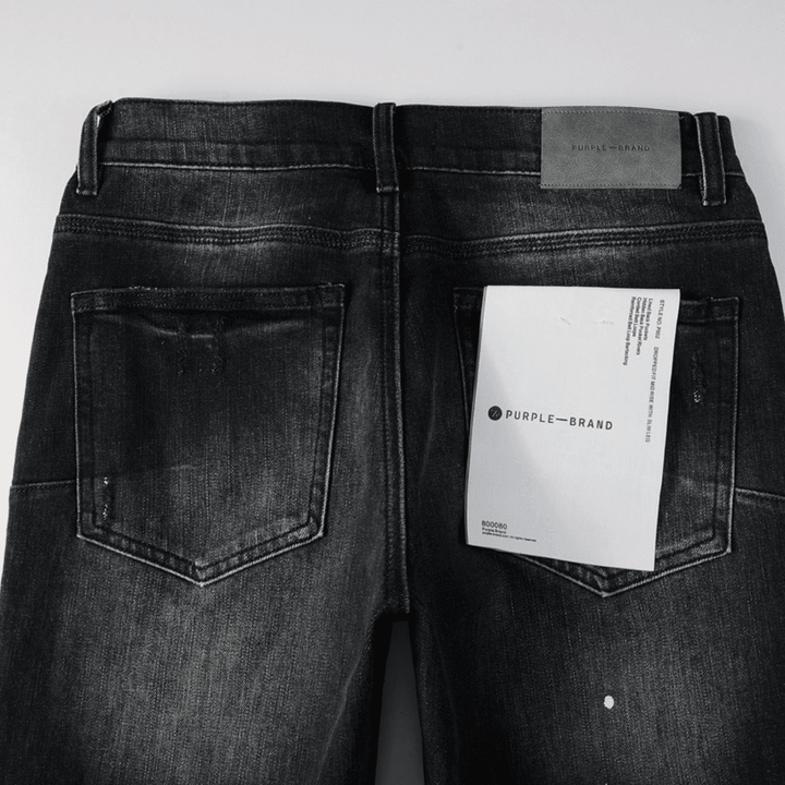 Purple Black Jeans - Novell "Fashion"