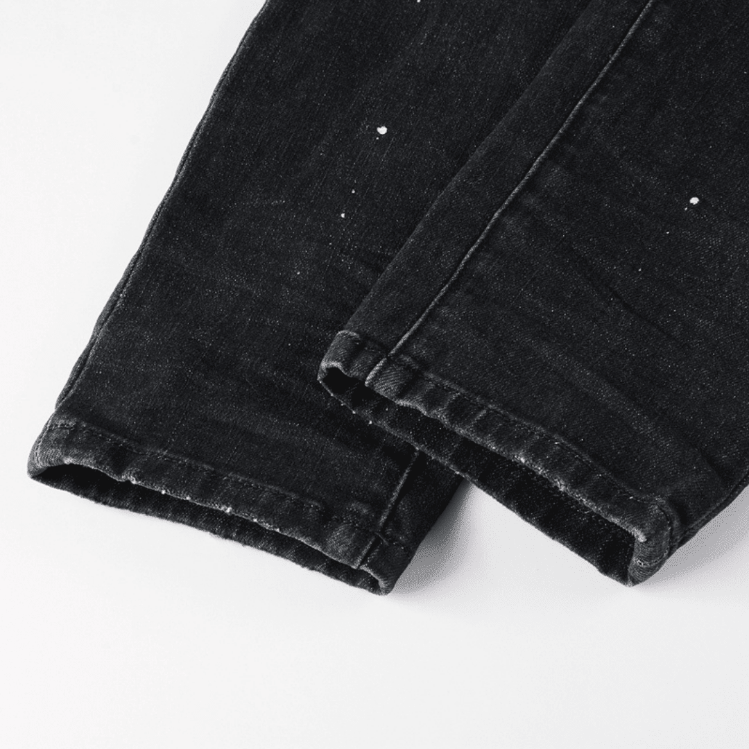 Purple Black Jeans - Novell "Fashion"