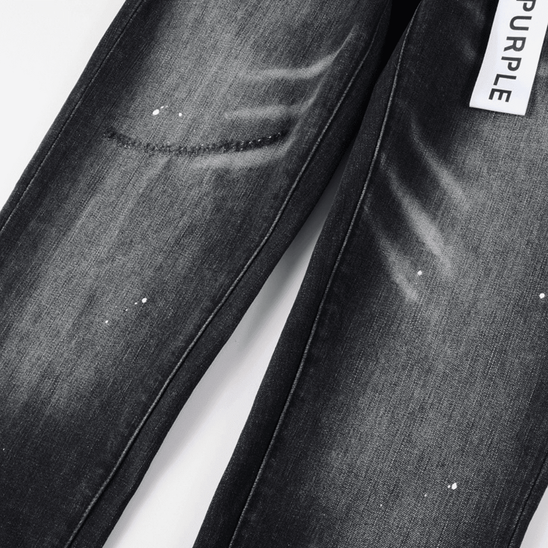 Purple Black Jeans - Novell "Fashion"