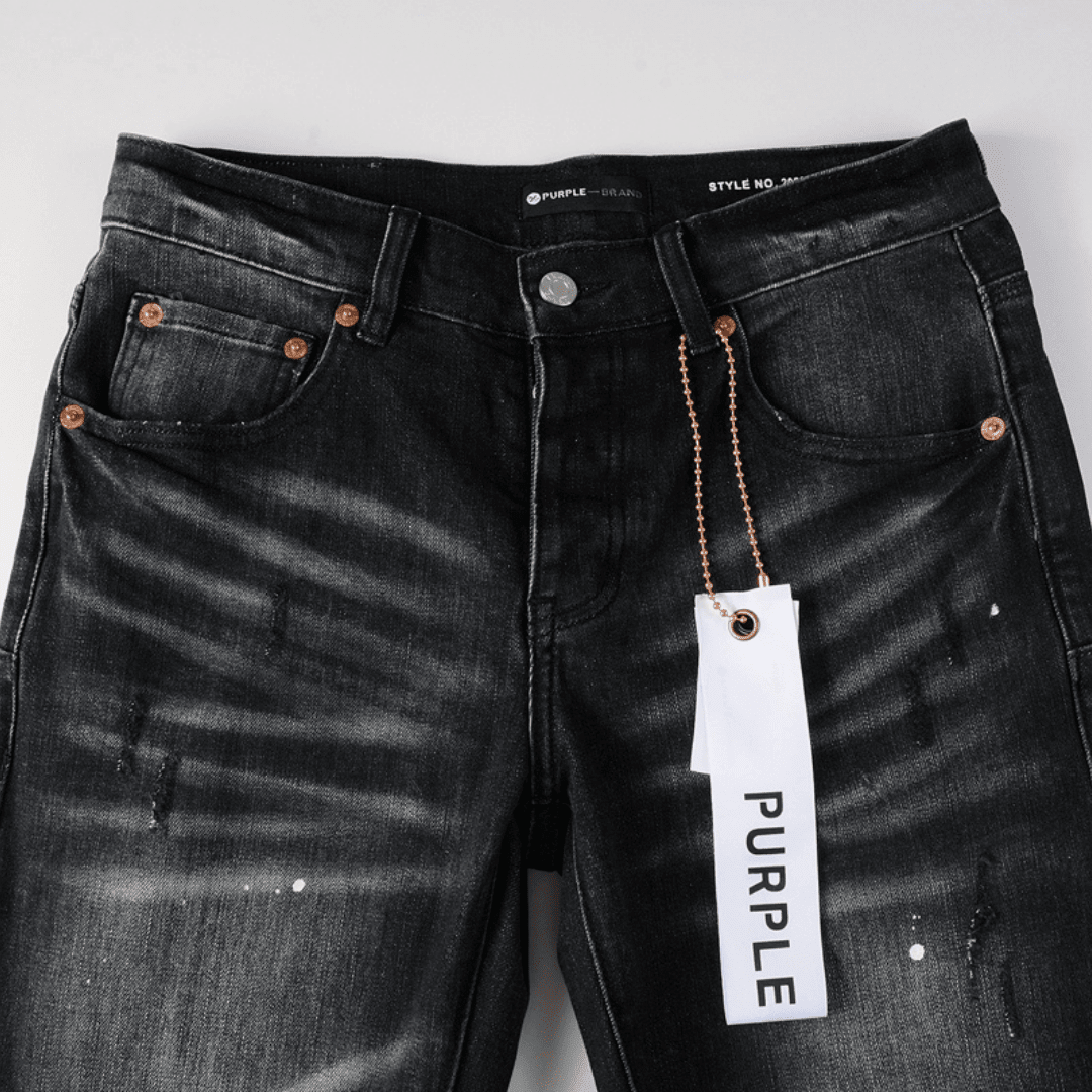 Purple Black Jeans - Novell "Fashion"