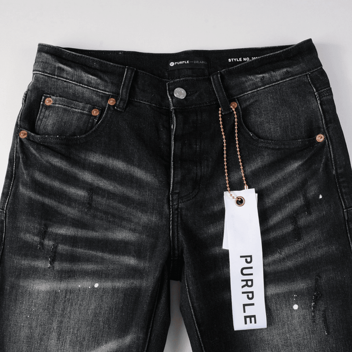 Purple Black Jeans - Novell "Fashion"