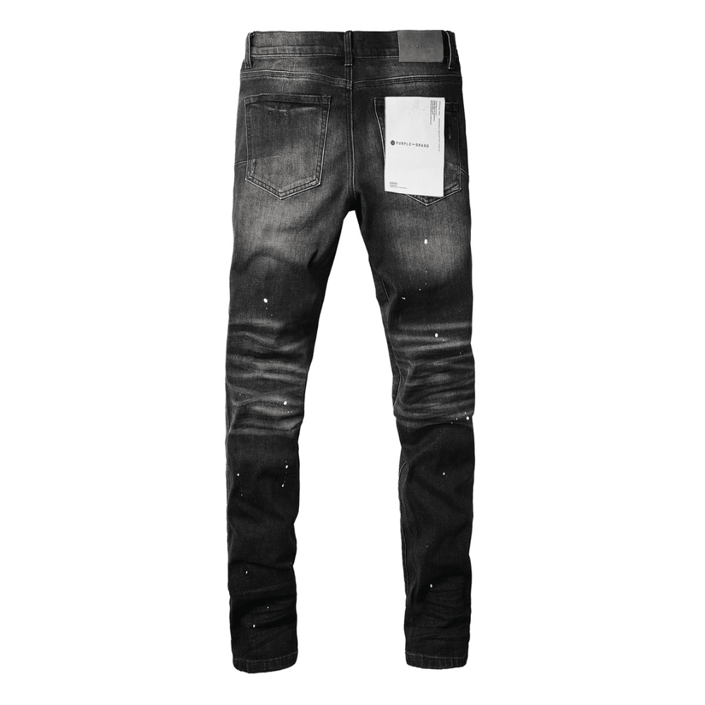 Purple Black Jeans - Novell "Fashion"