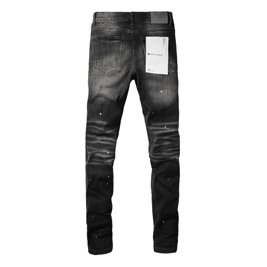 Purple Black Jeans - Novell "Fashion"