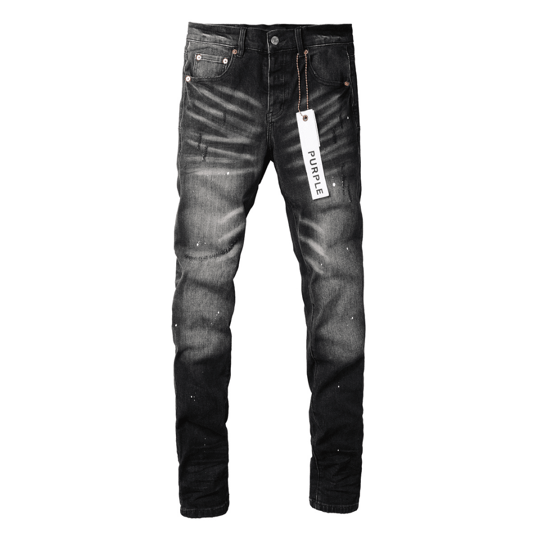 Purple Black Jeans - Novell "Fashion"