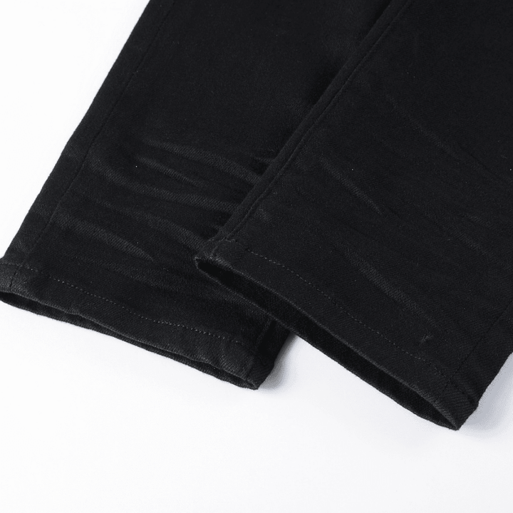 Purple Black Ripped Jeans - Novell "Fashion"