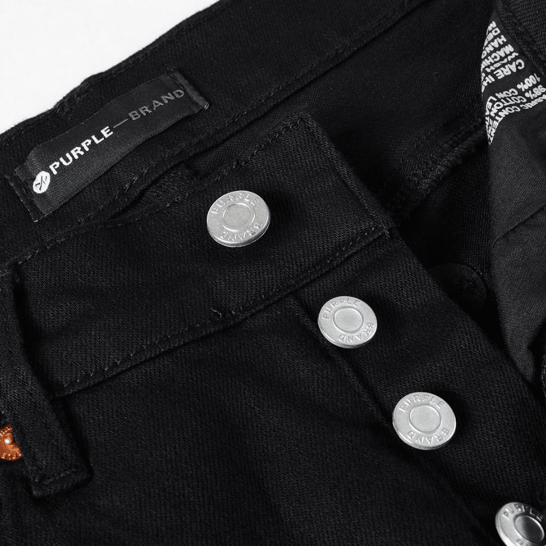 Purple Black Ripped Jeans - Novell "Fashion"