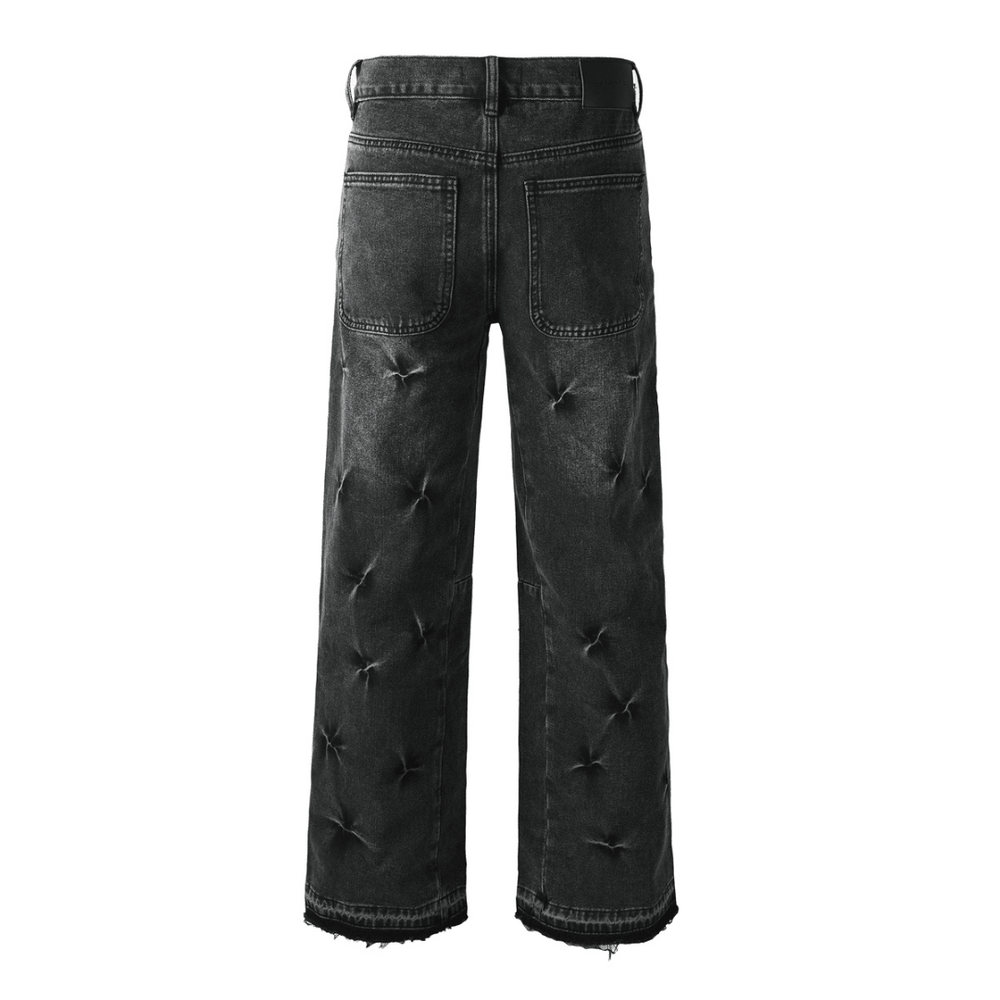 Purple Flared Black Jeans - Novell "Fashion"