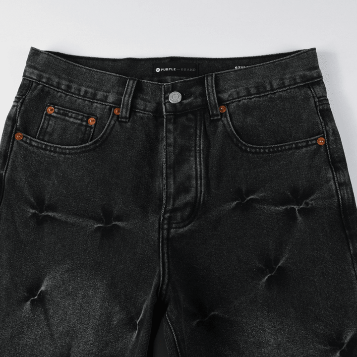 Purple Flared Black Jeans - Novell "Fashion"